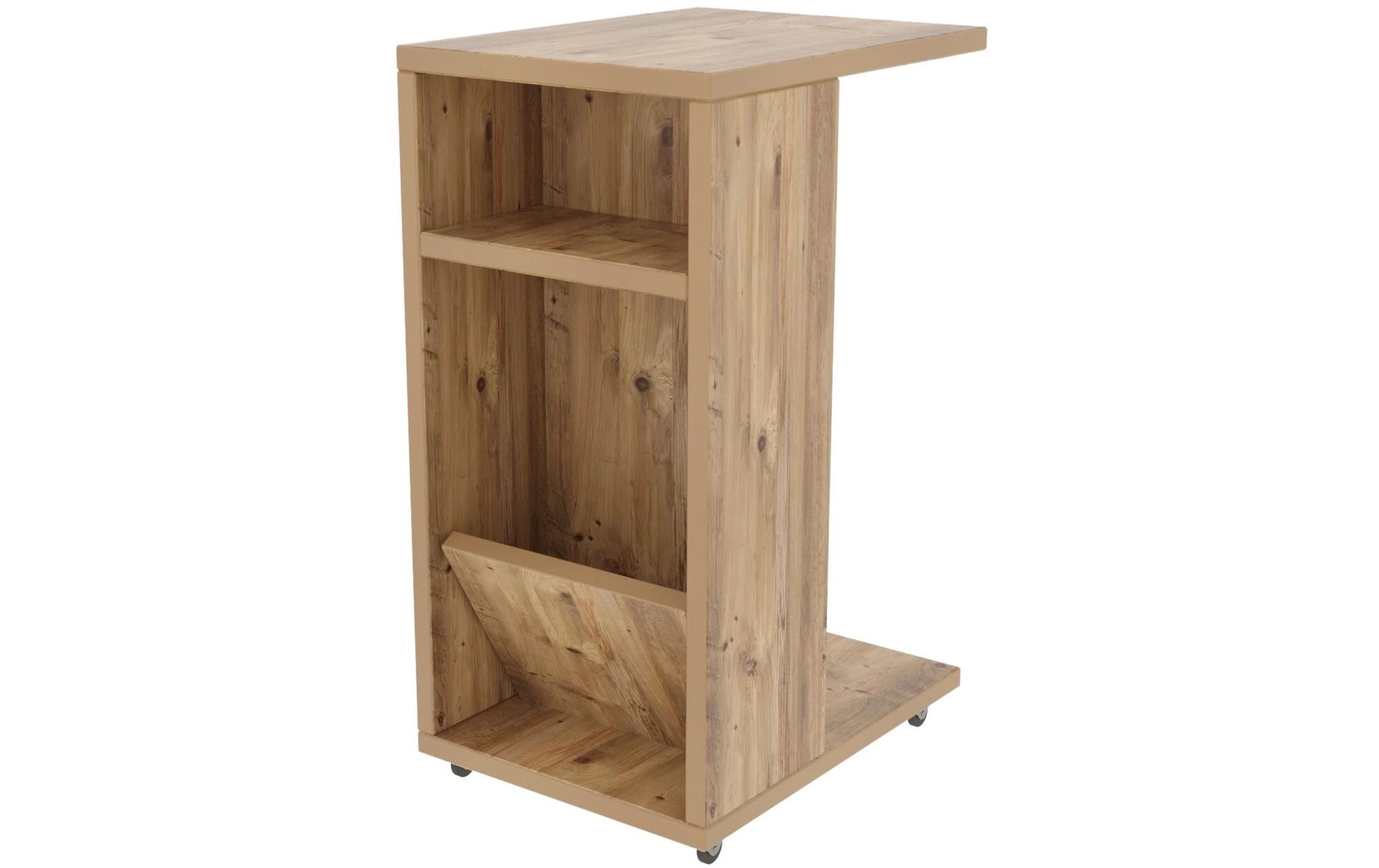 Beistelltisch Filinta 30 x 63 x 40 cm, NatureRegalwagen