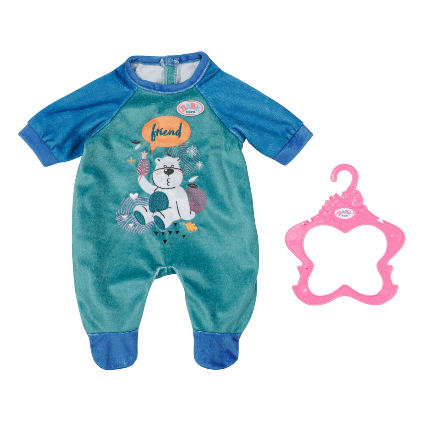 BABY born Rompertje Blauw, 43cm