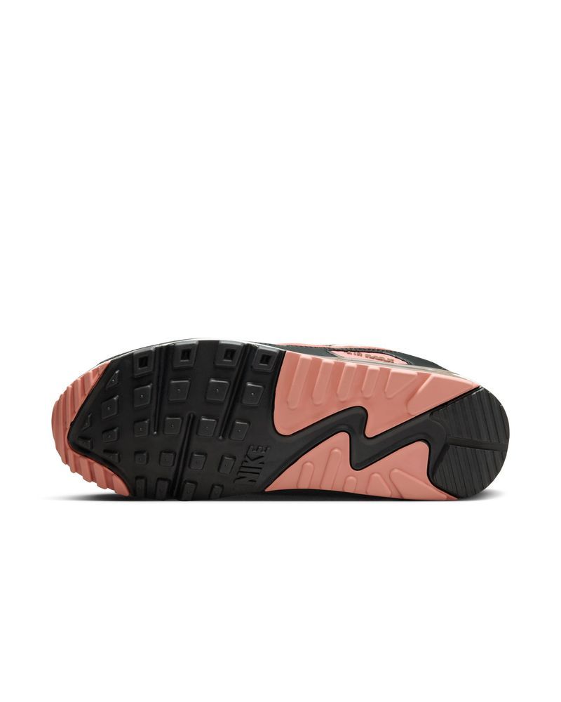 Chaussures Nike Air Max 90 Blanc & Marron pour homme