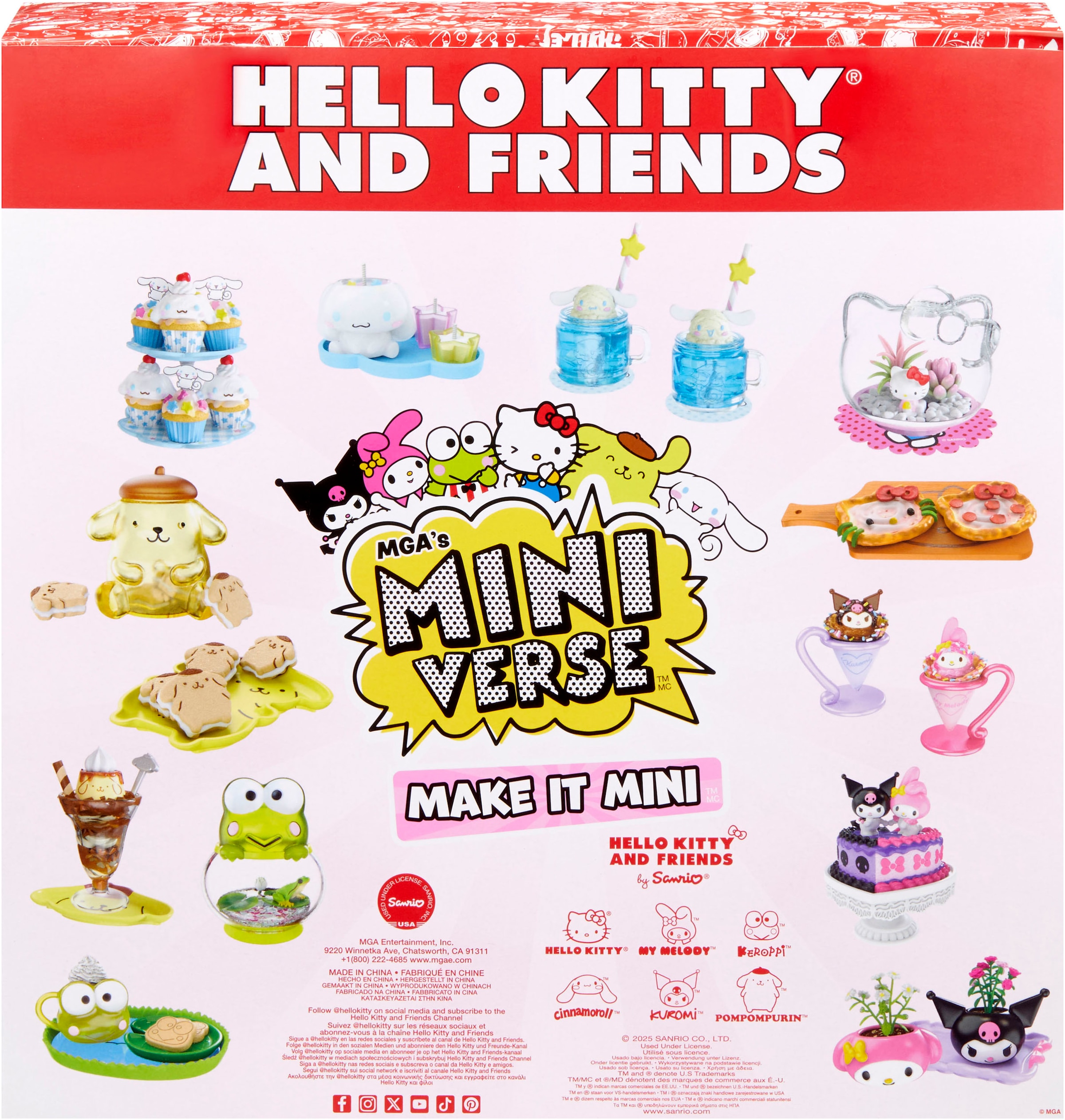 MGA ENTERTAINMENT Kreativset »MGA's Miniverse - Make It Mini SANRIO Series 2 Asst« Lieferung erfolgt sortiert