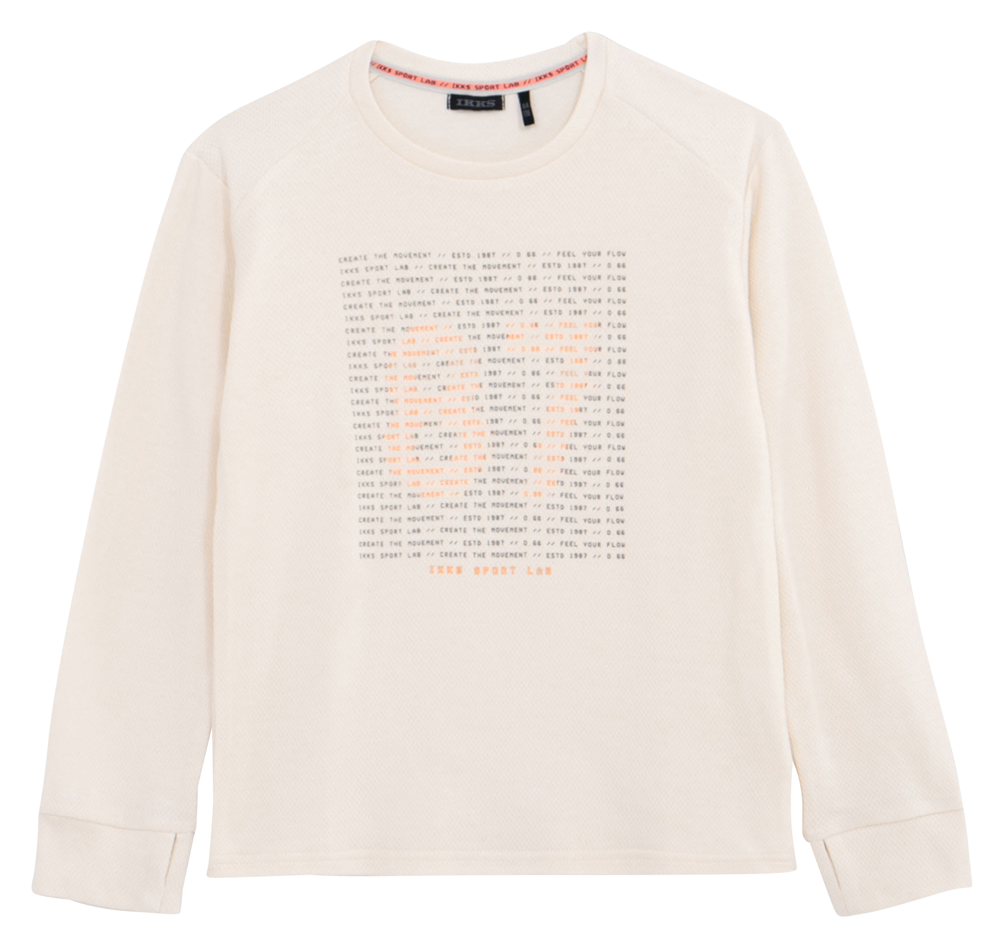 Tee-shirt col rond imprimé | Blanc