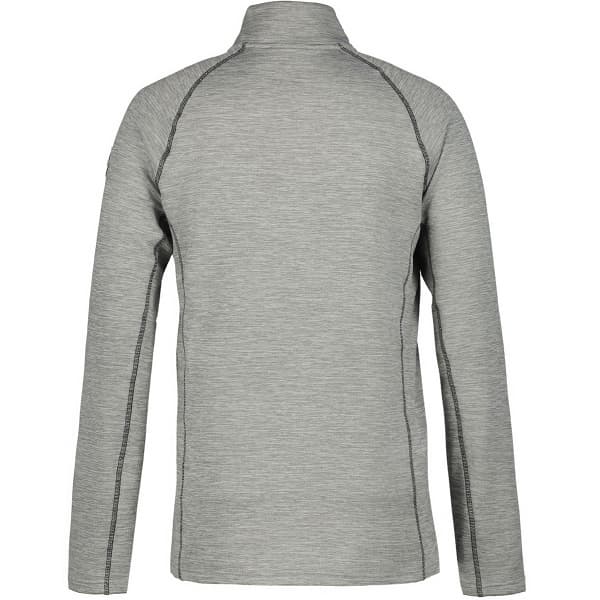 Sweat polaire randonnée ICEPEAK TSHIRT ML 1/2 ZIP FINLEY LIGHT GREY