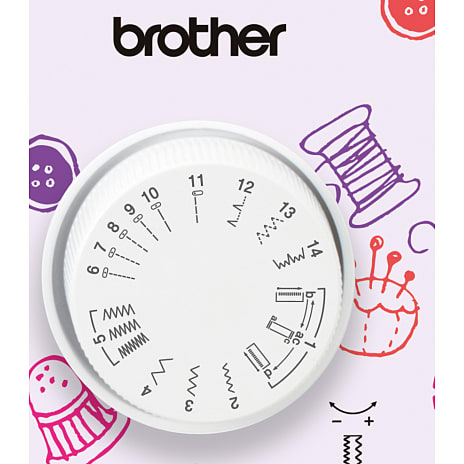 Brother KE14s mekanisk symaskine