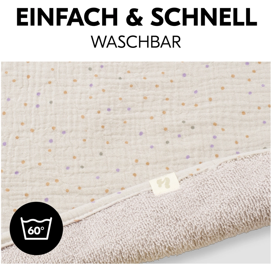 hauck Topper für Wickelauflage Beige Dots