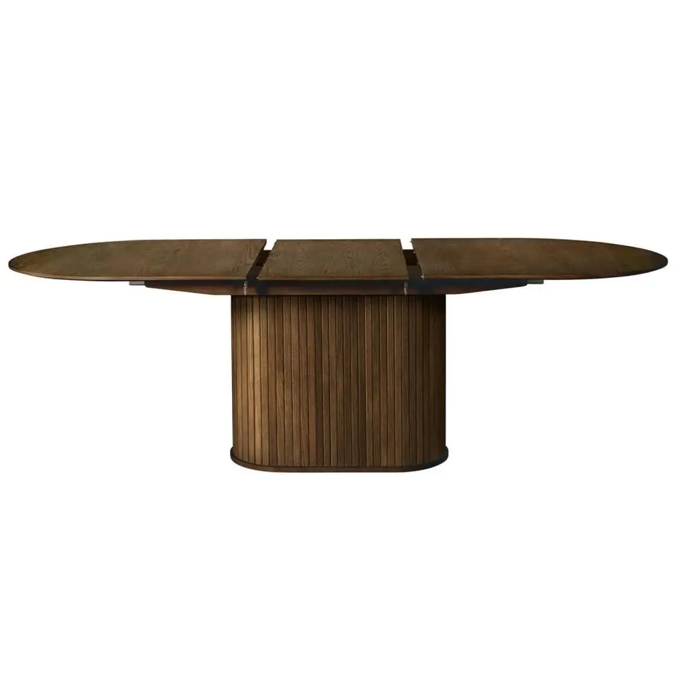 Nordic Home - Amie uitschuifbare eettafel 95x180-230 cm ovaal - bruin