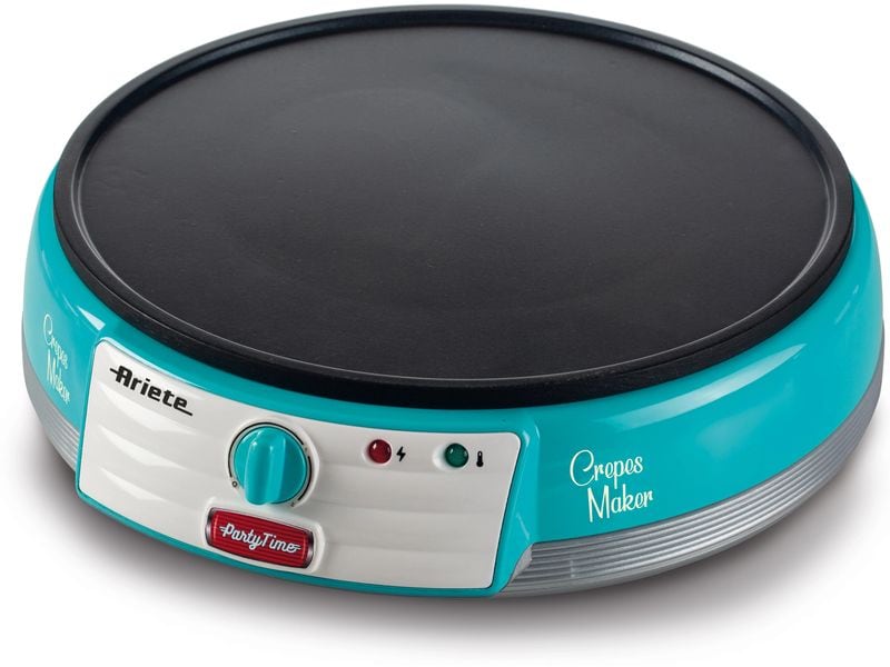 Ariete Crêpe Maker Party Time ARI-202-BL 1000 W, Blau Küchengerät zur Herstellung von Crêpes