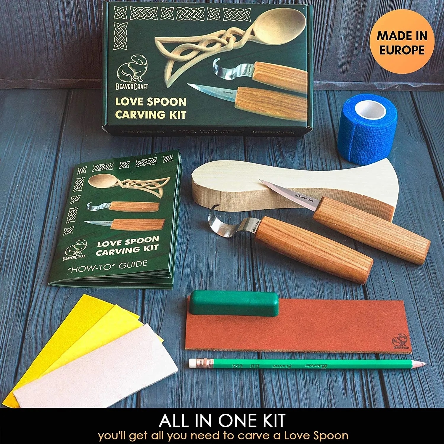 Beavercraft Spikkesett, Celt spoon<br>Morsomt Prosjekt for store og små!