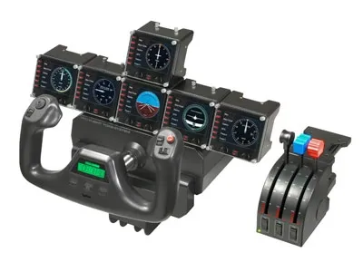 Saitek Pro Flight Instrument Panel - Instrumentpanel til flysimulator - kabling - for PC