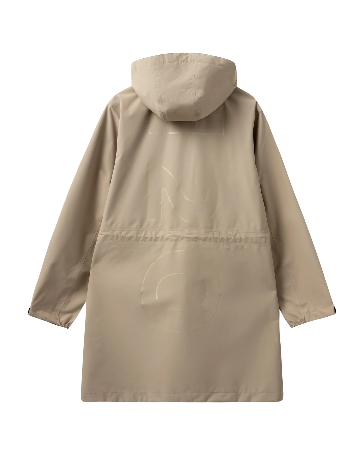 H2O Rømø Lw Rain Long Jacket 1034 warm grey