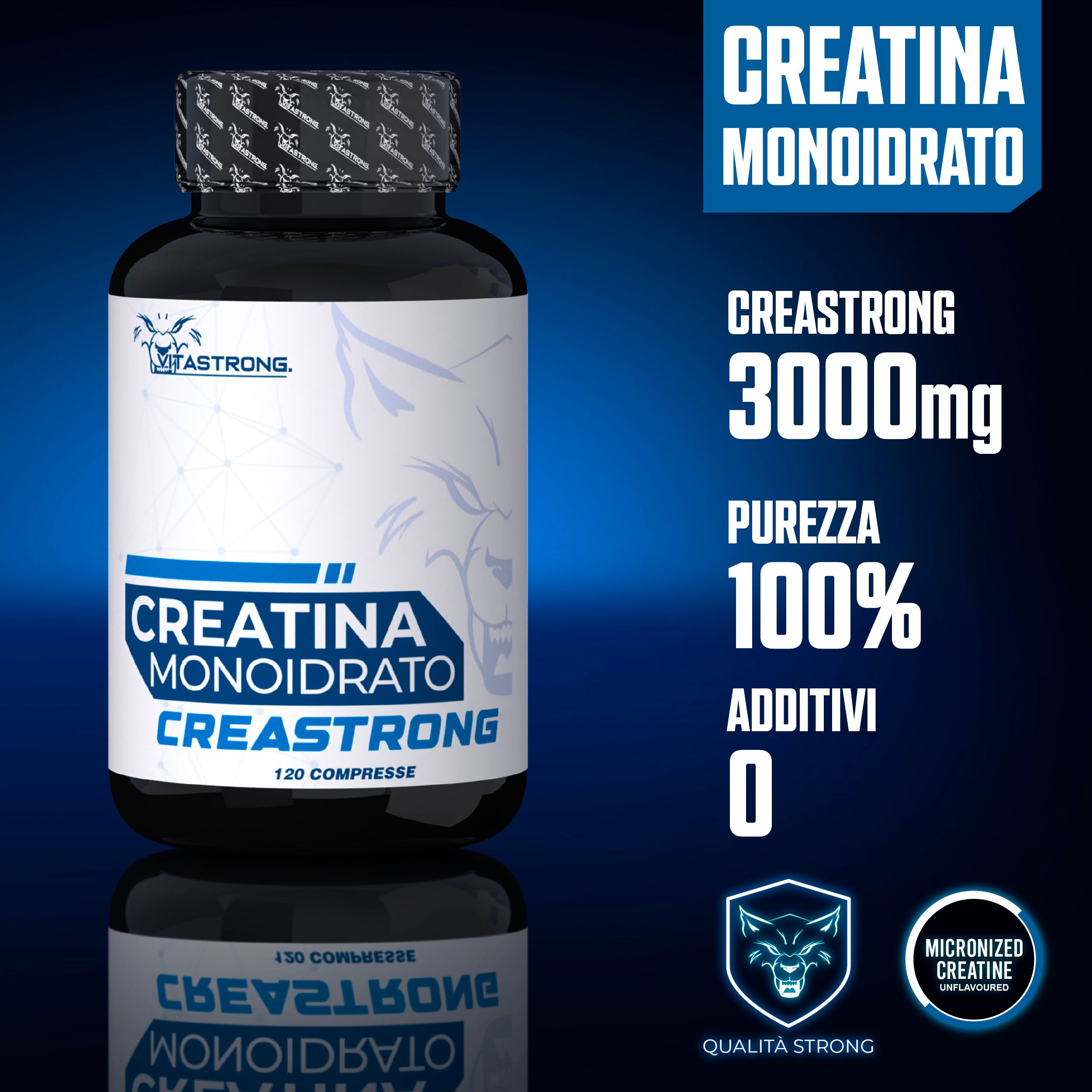 Vitastrong Creatin Creastrong® 120CPR