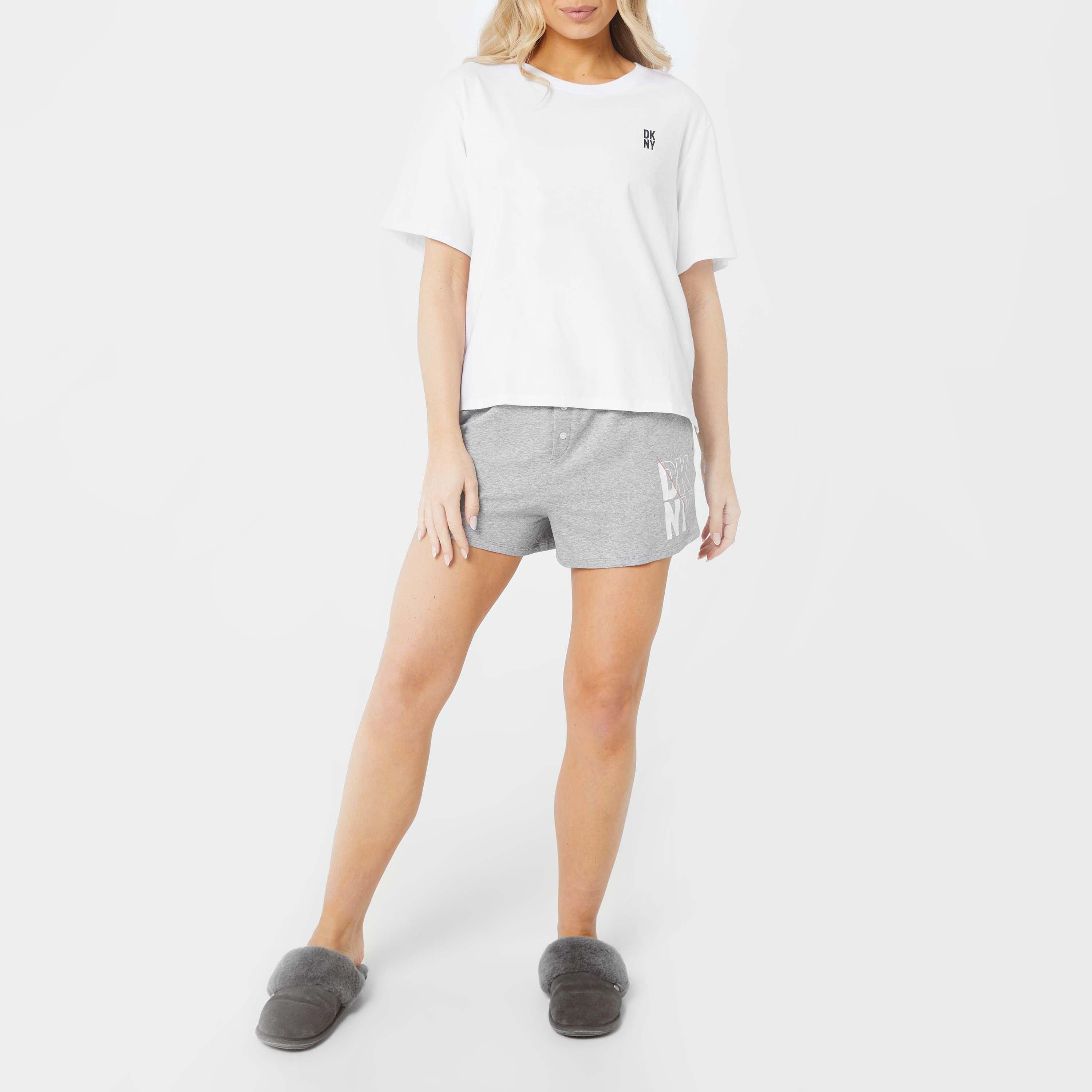 DKNY DKNY Short Sleeve Top and Boxer Set