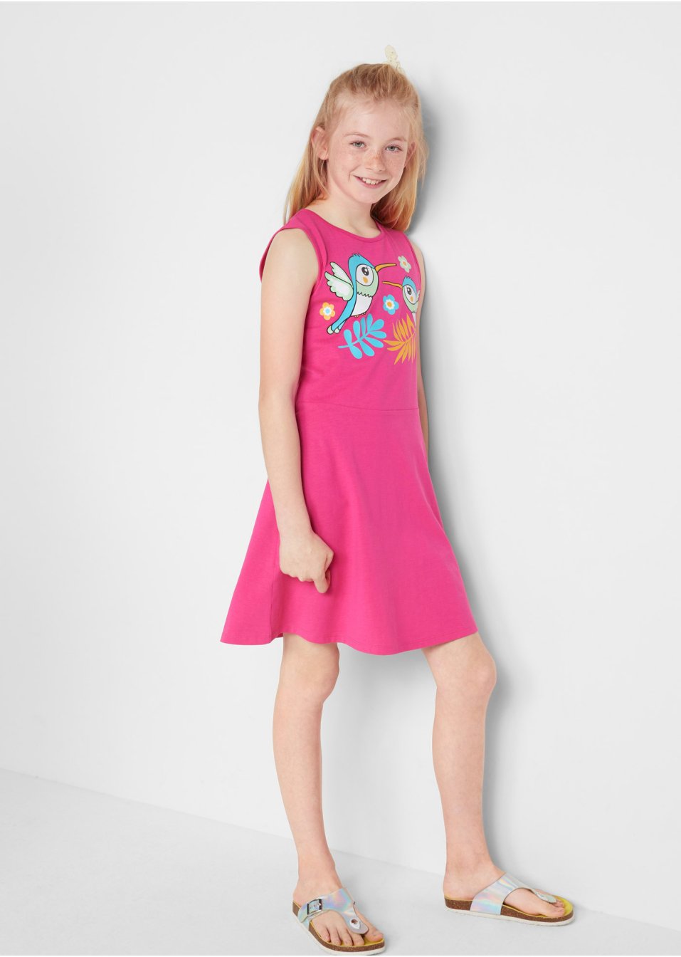 Lot de 3 robes en jersey fille