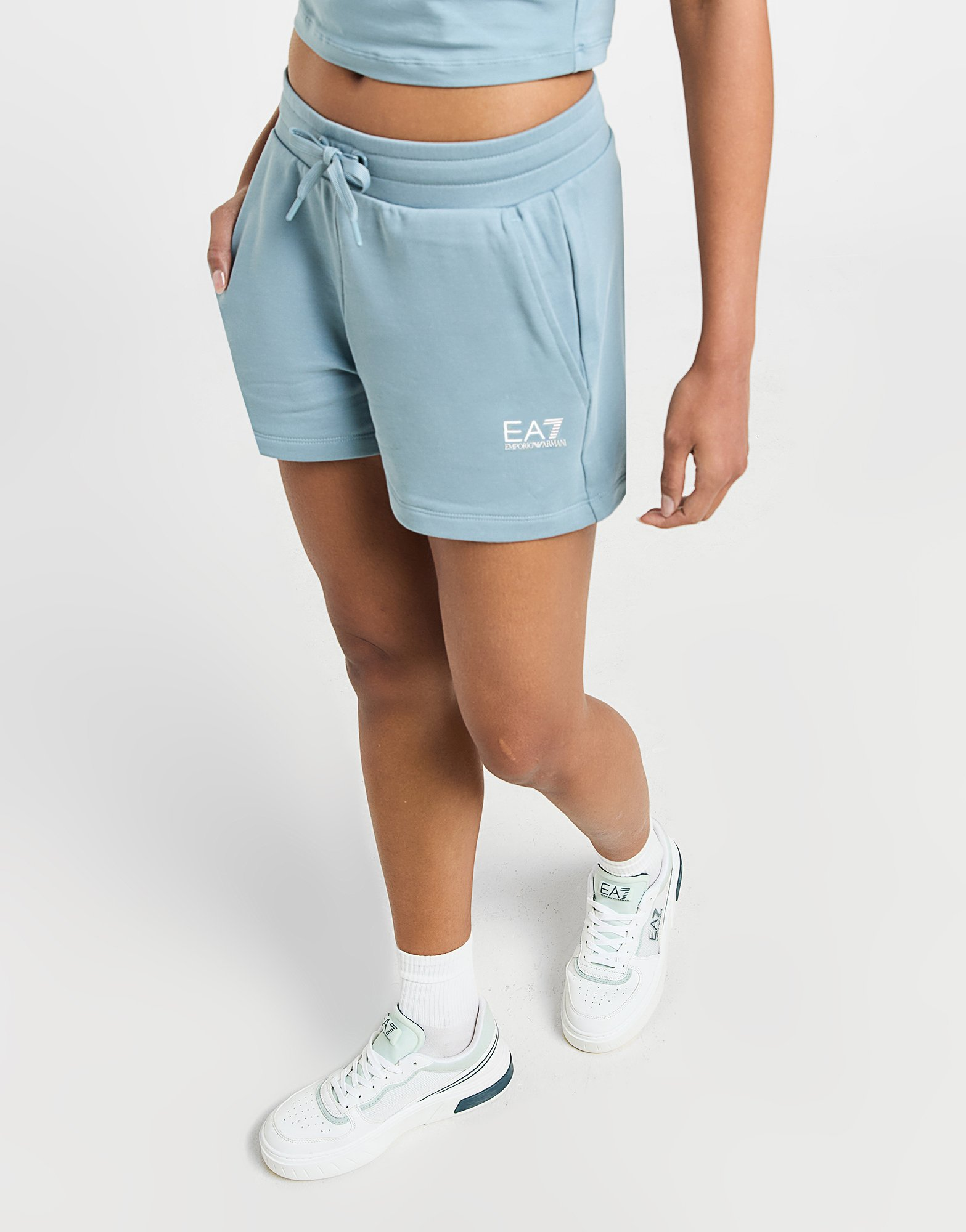 Emporio Armani EA7 Short Logo Fleece Femme