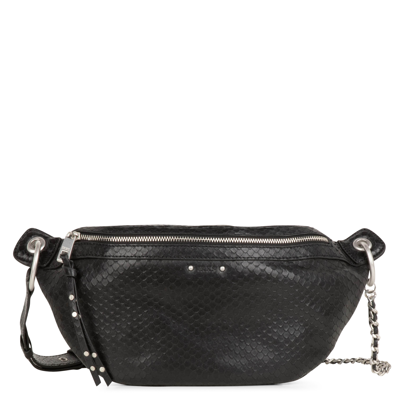 1440 - Sac banane en cuir | Noir