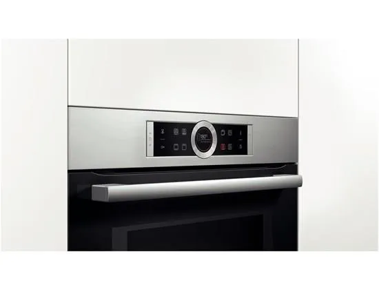 Bosch Serie | 8 CMG633BS1 - Kombinationsovn - til indbygning - niche - bredde: 56 cm - dybde: 55 cm - højde: 45 cm - med selv-rengøring - inox