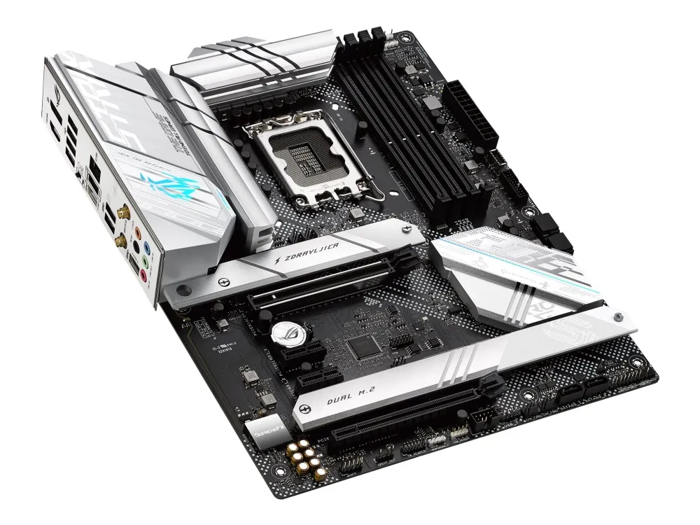 ASUS ROG STRIX B660-A GAMING WIFI D4 - Bundkort - ATX - LGA1700 sokkel - B660 Chipset - USB-C Gen 2x2, USB 3.2 Gen 1, USB-C Gen1, USB 3.2 Gen 2, USB-C Gen2 - 2.5 Gigabit LAN, Wi-Fi 6, Bluetooth - onboard grafik (CPU påkrævet) - HD Audio (8-kanaler)