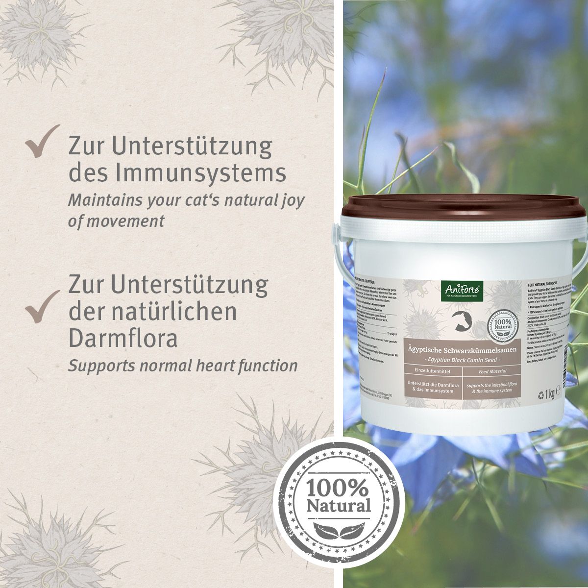AniForte Ägyptische Schwarzkümmelsamen