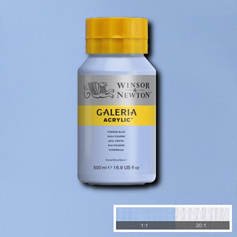 Galeria akrylmaling 500 ml - Powder Blue