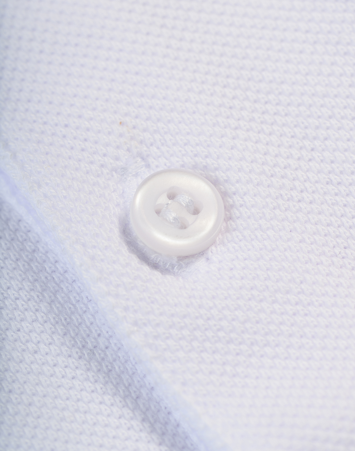 Poloshirt van katoen voor heren in Marineblauw