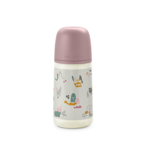 Biberon 270 ML Tétine SXPro M - Rose - SUAVINEX