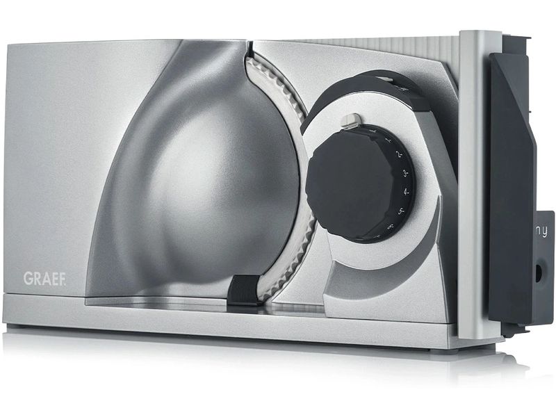 Graef Schneidemaschine MYtiny Silber Klappbarer Allesschneider
