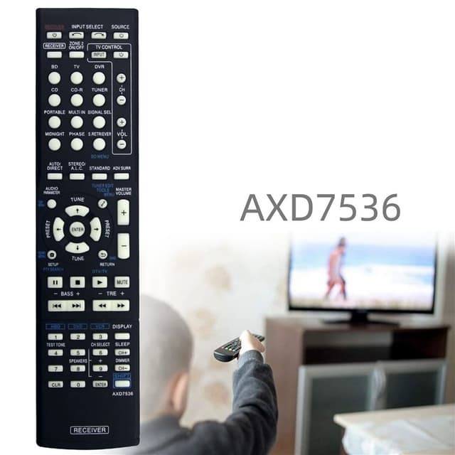 Fjernbetjening Udskiftning til AXD7536 til Pioneer AV-receiver stereo system