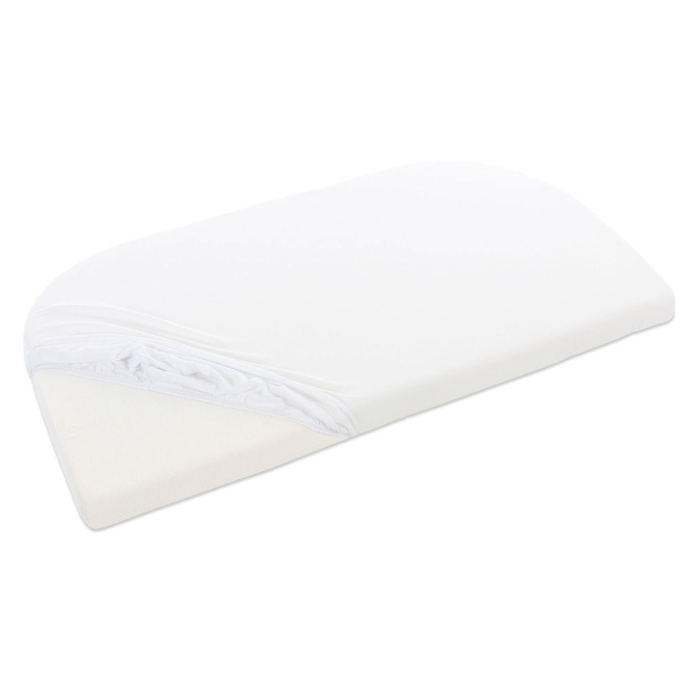 babybaybabybay   Beistellbett Jersey Spanntuch cotton weiss