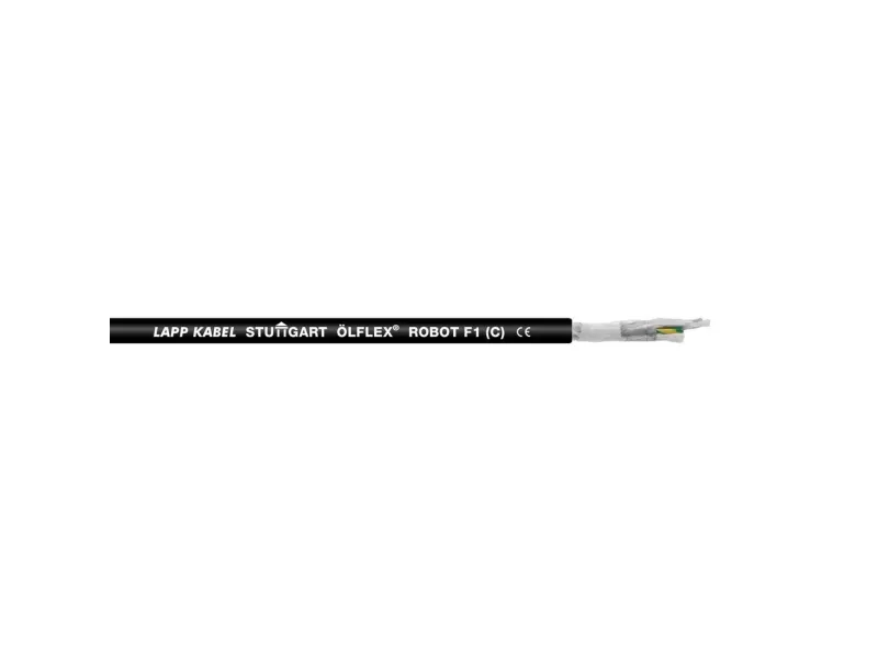 LAPP 29692/100 Slæbekædekabel ÖLFLEX® ROBOT F1 4 G 2.5 mm²   2 x 1 mm² Sort 100 m