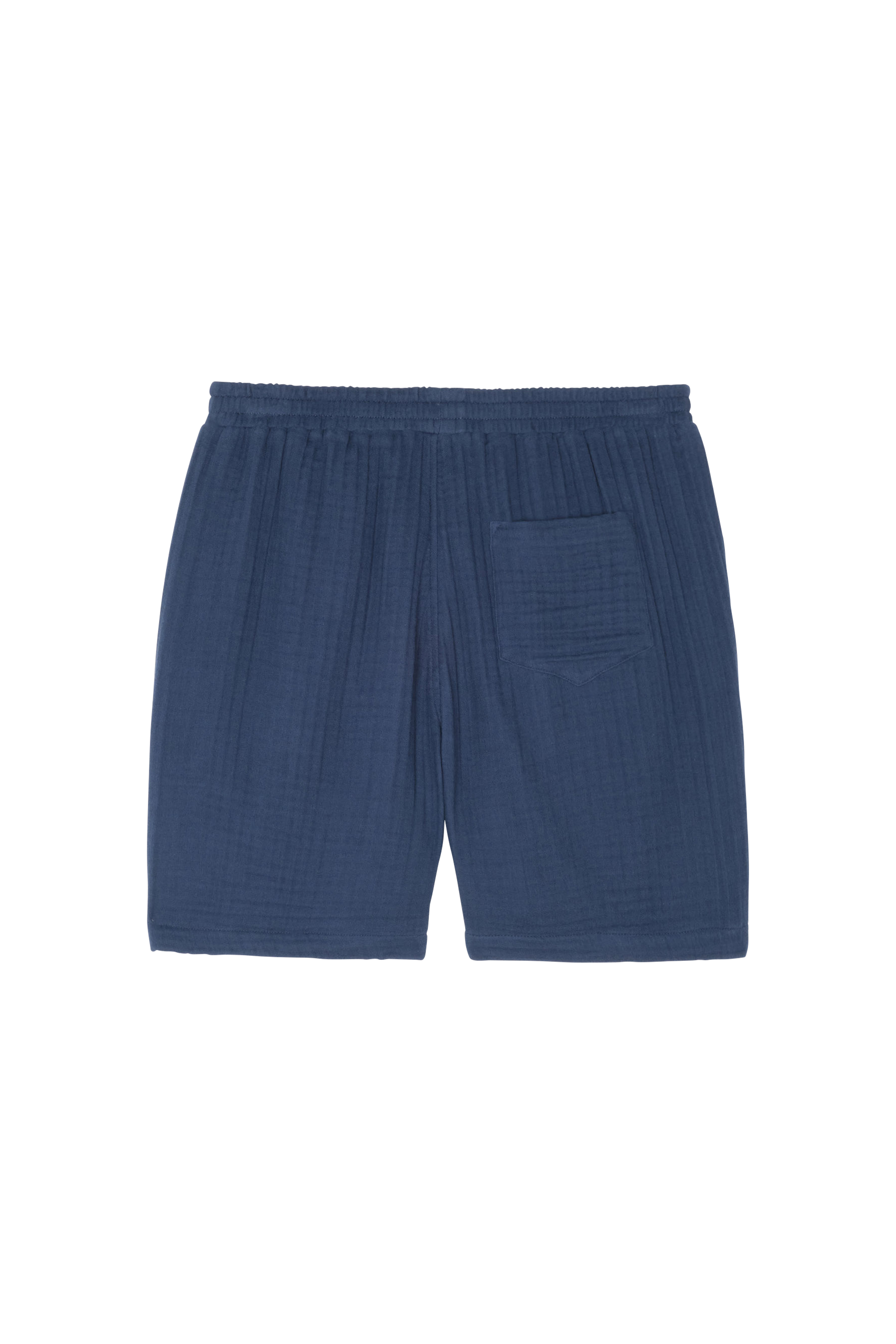 Daily Paper Short enzi seersucker short Bleu