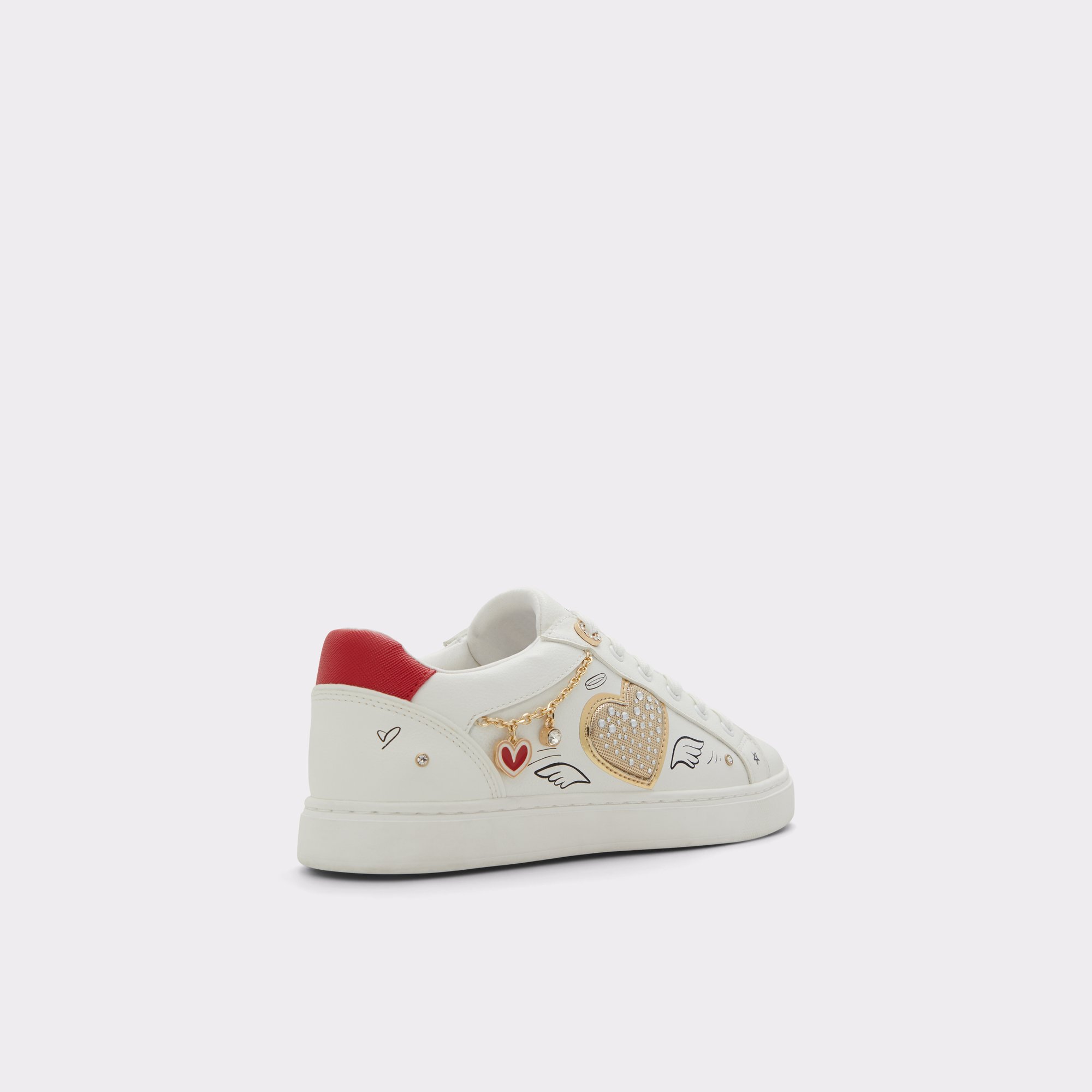 Landscape White-Black Women Low top sneakers