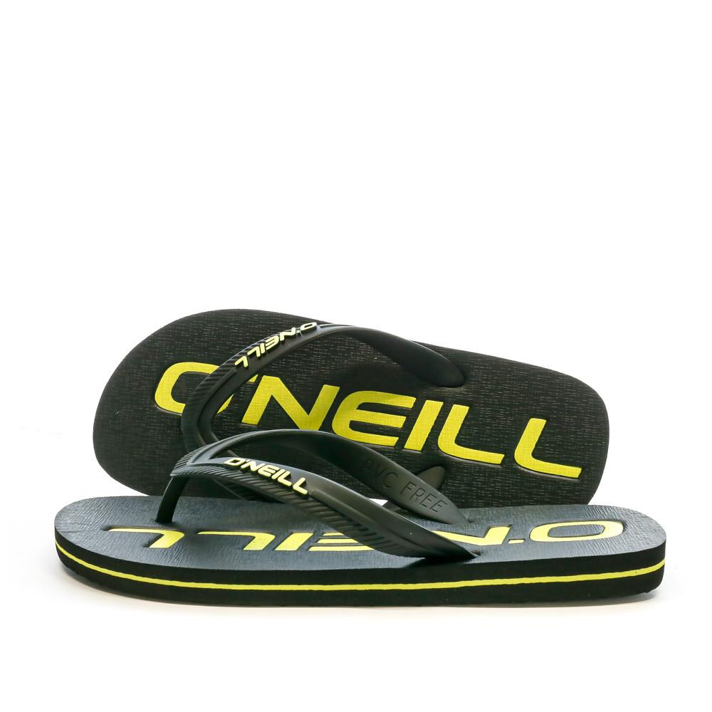 O'Neill Tongs Noir/Jaune Garçon O'Neill Profile Logo