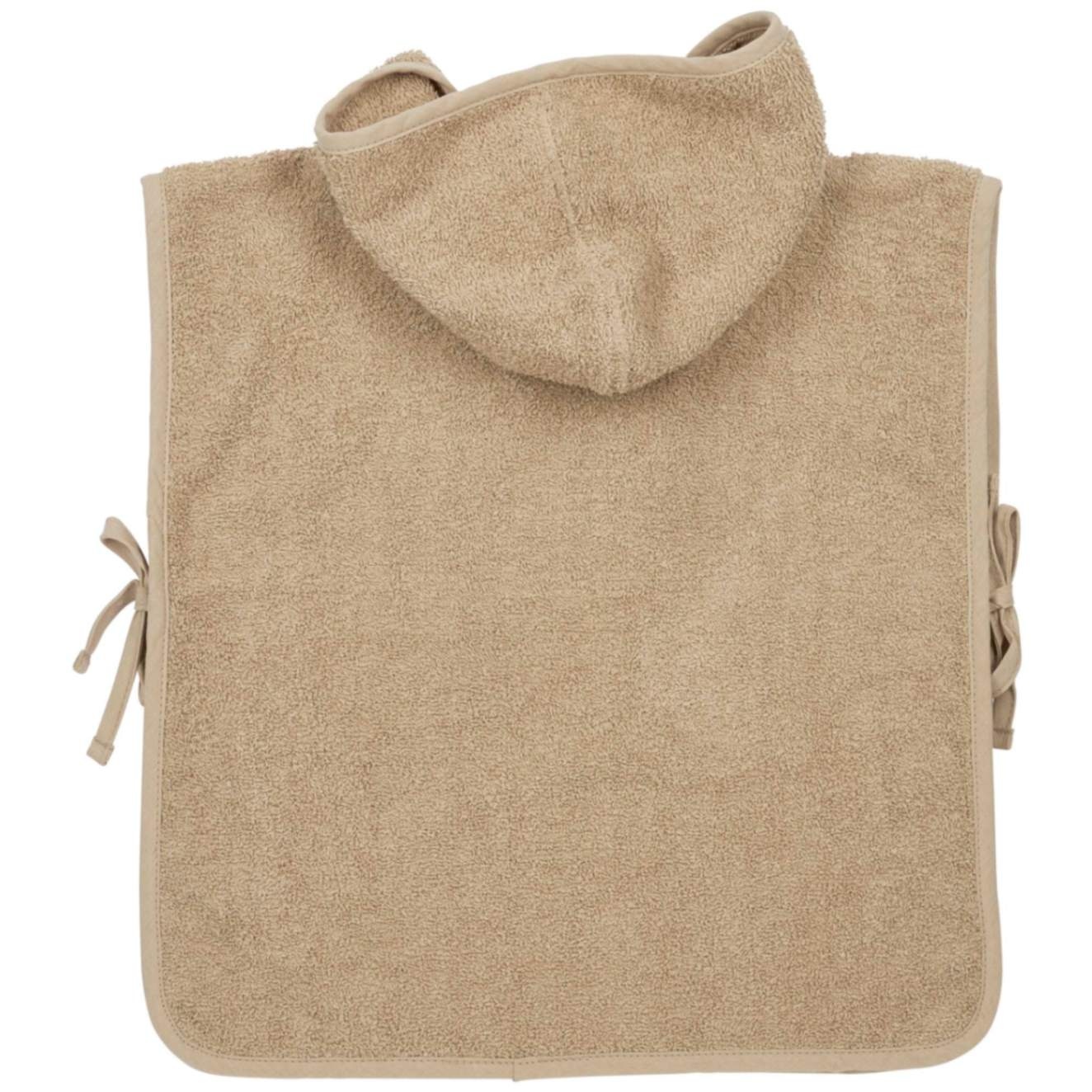 Meyco badponcho badstof bruin