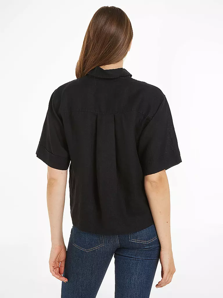 TOMMY HILFIGER Bluse schwarz