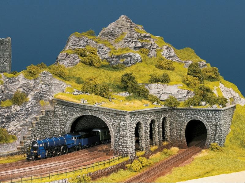 NOCH Tunnelportal Bruchstein 1-gleisig Nenngrösse H0