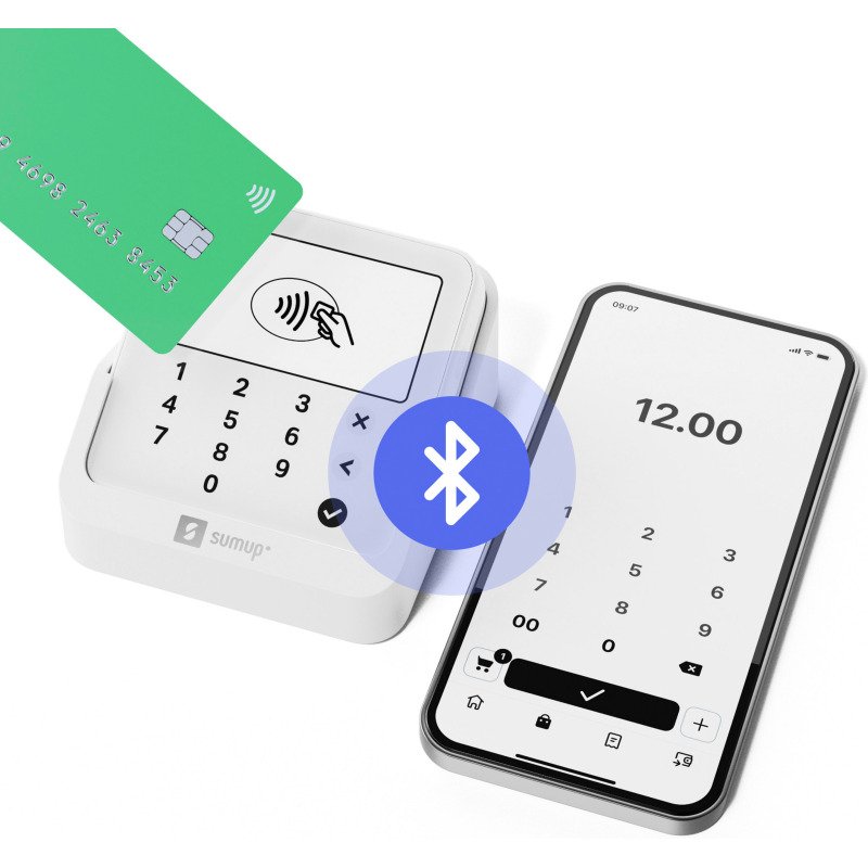SUMUP Solo Lite lecteur de cartes à puce WiFi + station de charge