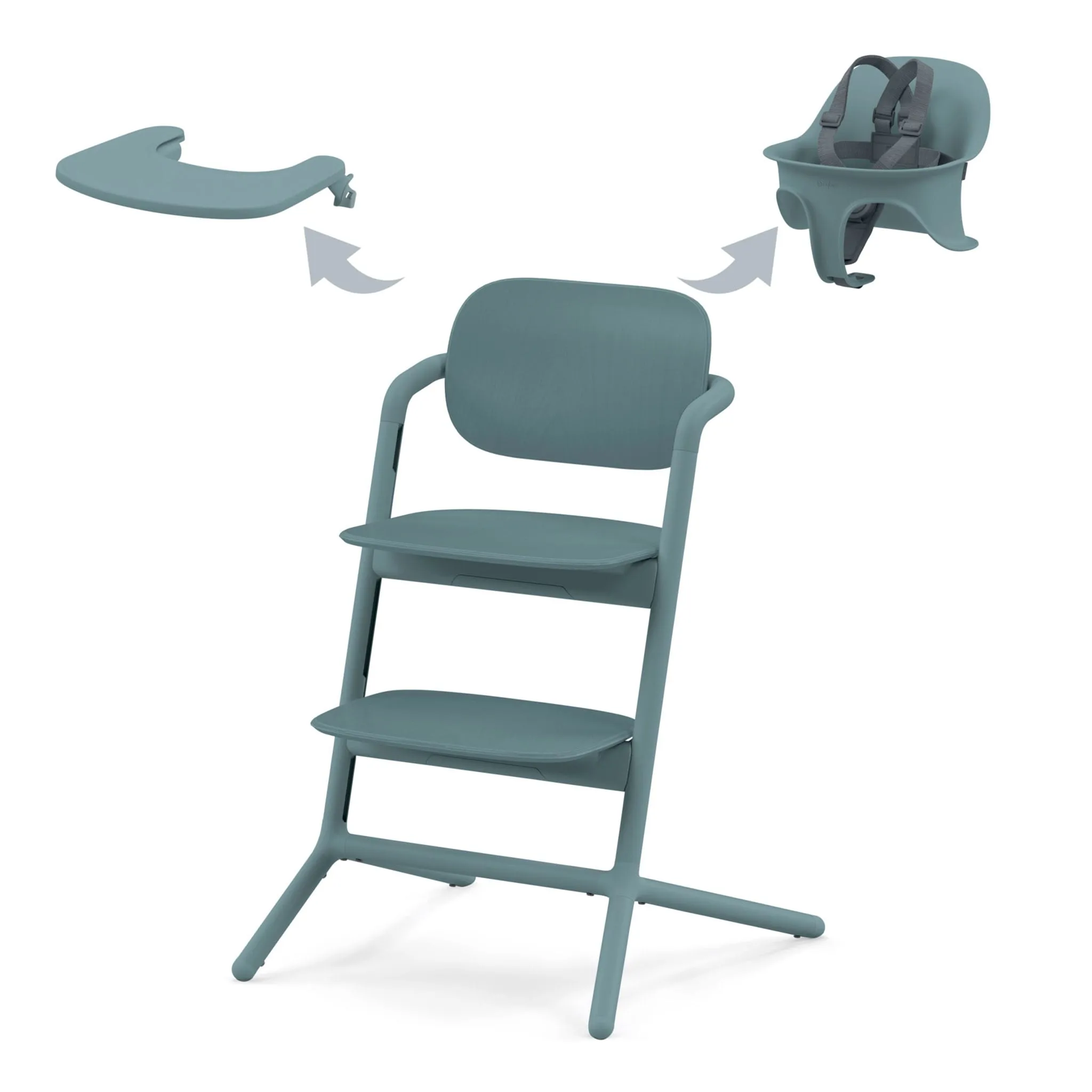 Cybex Chaise Haute 3-en-1 Lemo - Stone Bleu