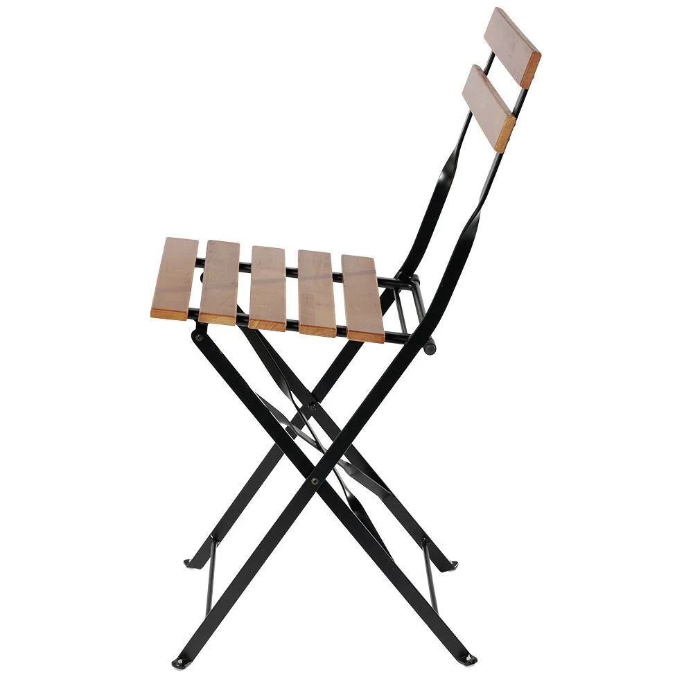 Chaise de jardin pliante Bali métal bois