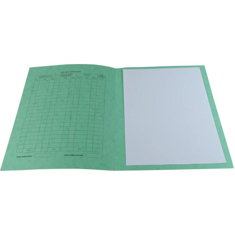 Paquet de 25 dossiers de procédure carte lustrée 25x32cm