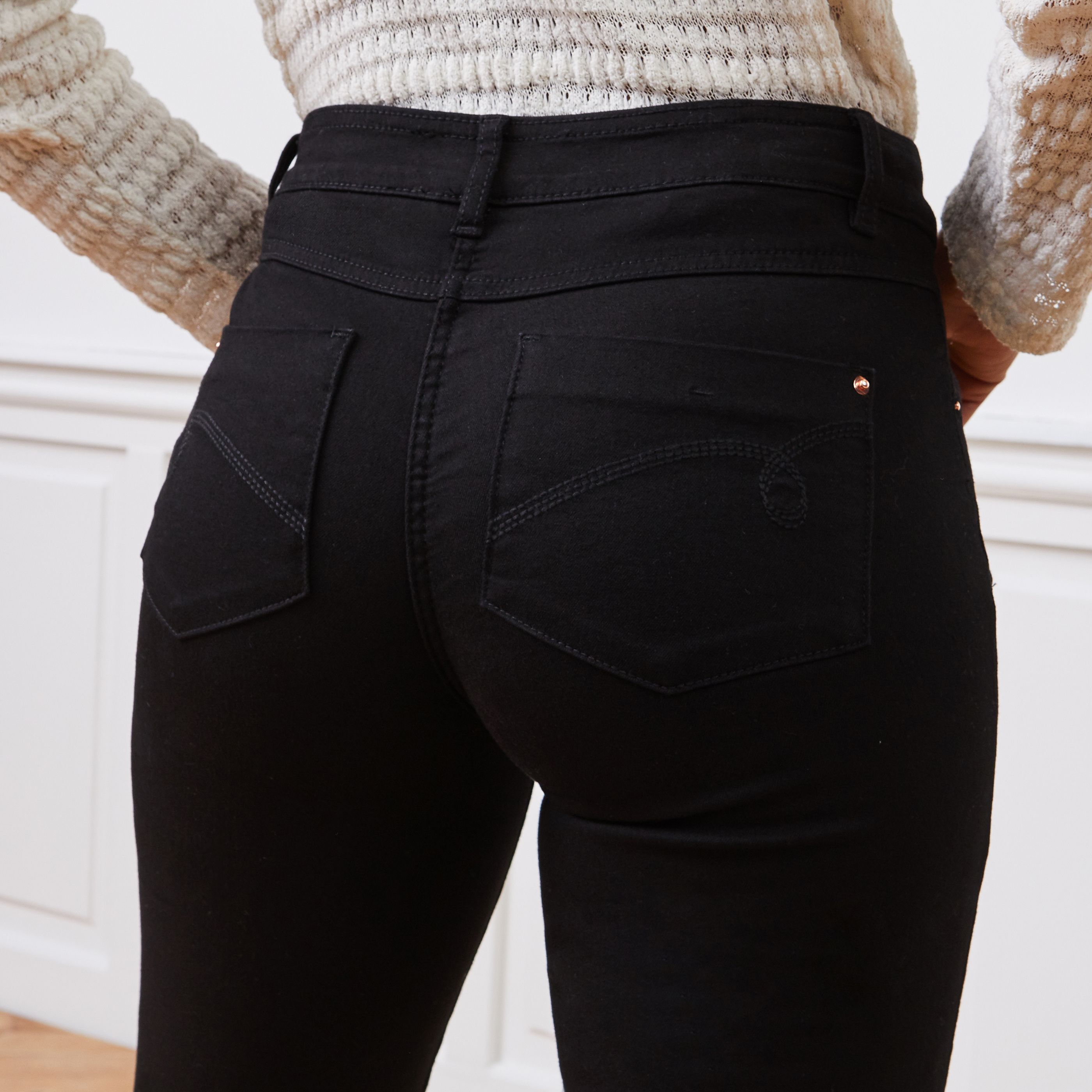 Jean bootcut BALI femme - BLACK