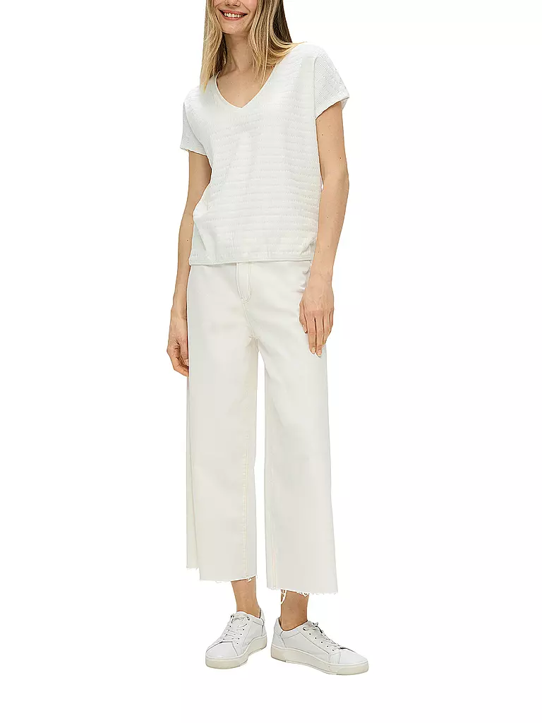S.OLIVER T-Shirt  weiss