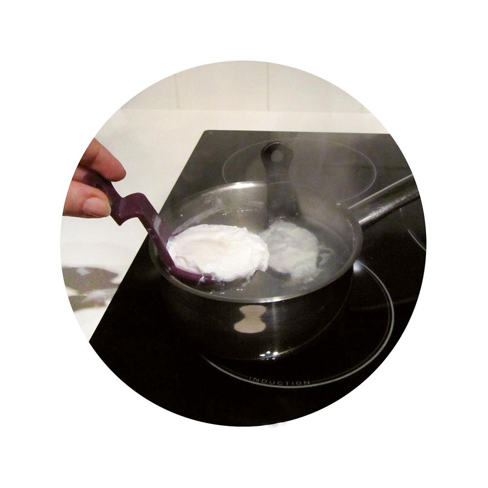 POCHEUSE A OEUFS EN SILICONE X2