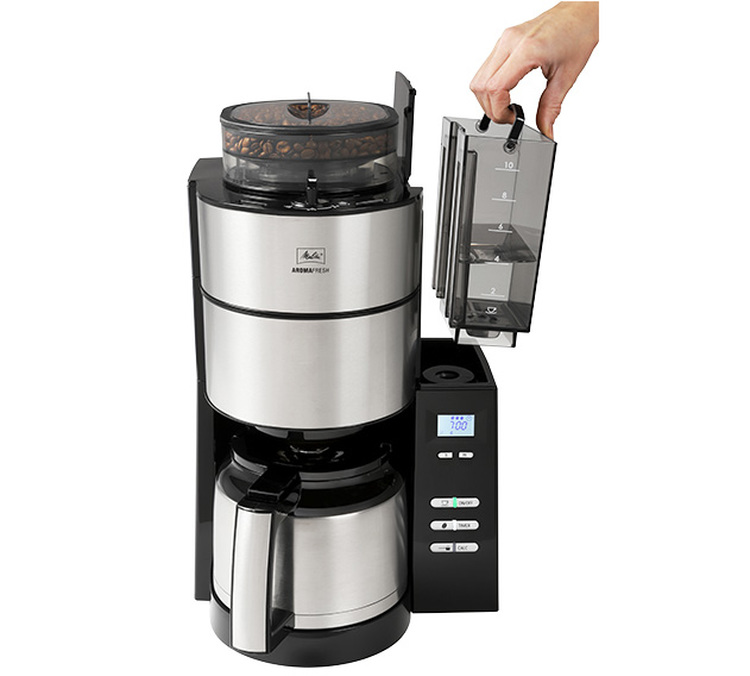 Cafetière Melitta avec broyeur Aromafresh Therm 1021-12 + offre cadeaux