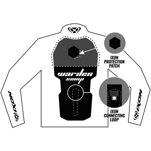 Ixon - Dorsale Warden Comp Noir