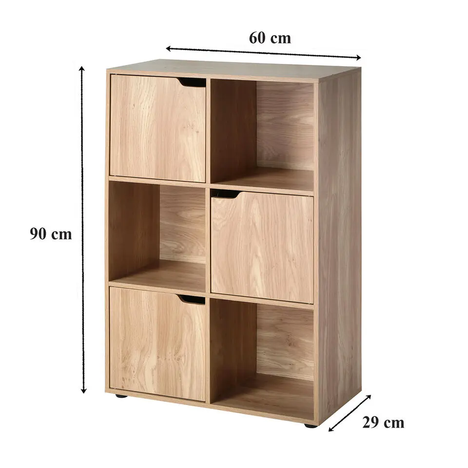 CALICOSY - Opbergkast MODU - Hout - 90x60x29 cm