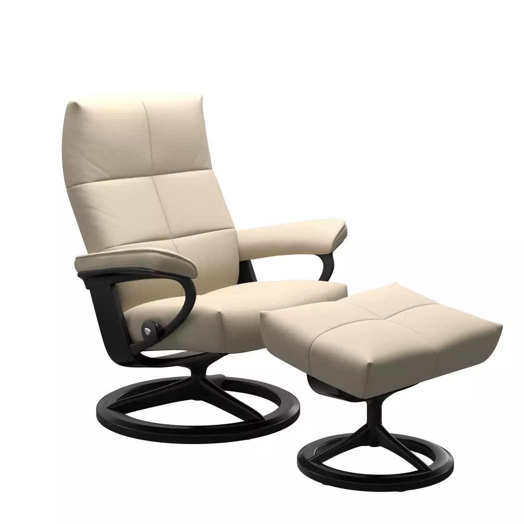 Sessel mit Hocker David Signature
