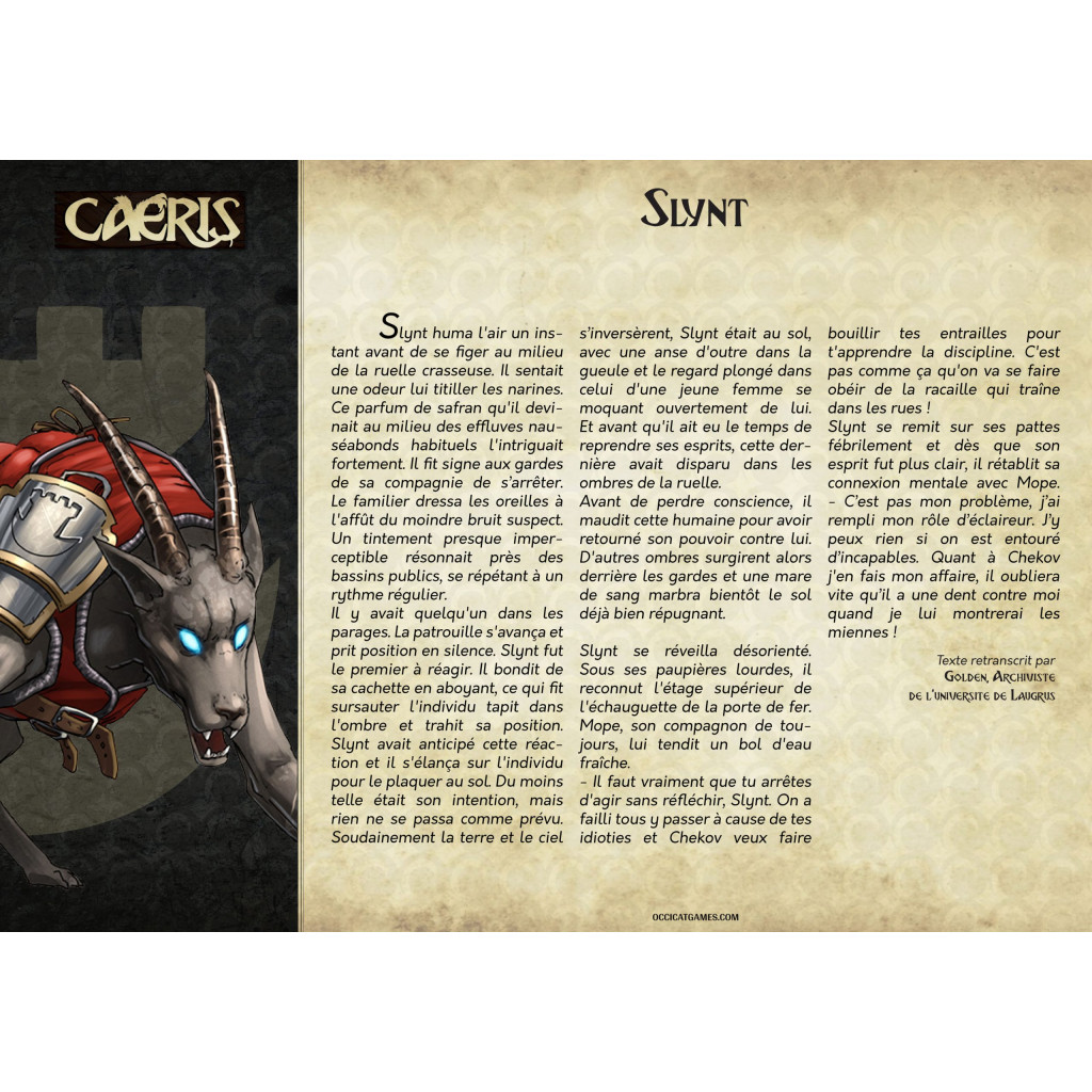Caeris : Starter La Lune Rouge