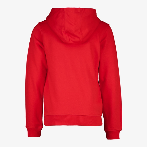 Unsigned kinder hoodie rood met tekstopdruk