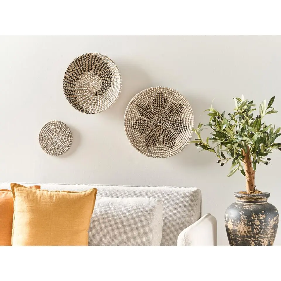 CANTHO - Wanddecoratie - Naturel - Zeewier