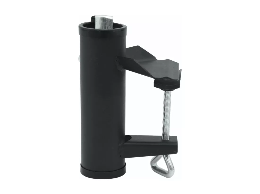 Prolenta Premium - Pinces à parasol pour balcon 2 pcs 25-38 mm acier