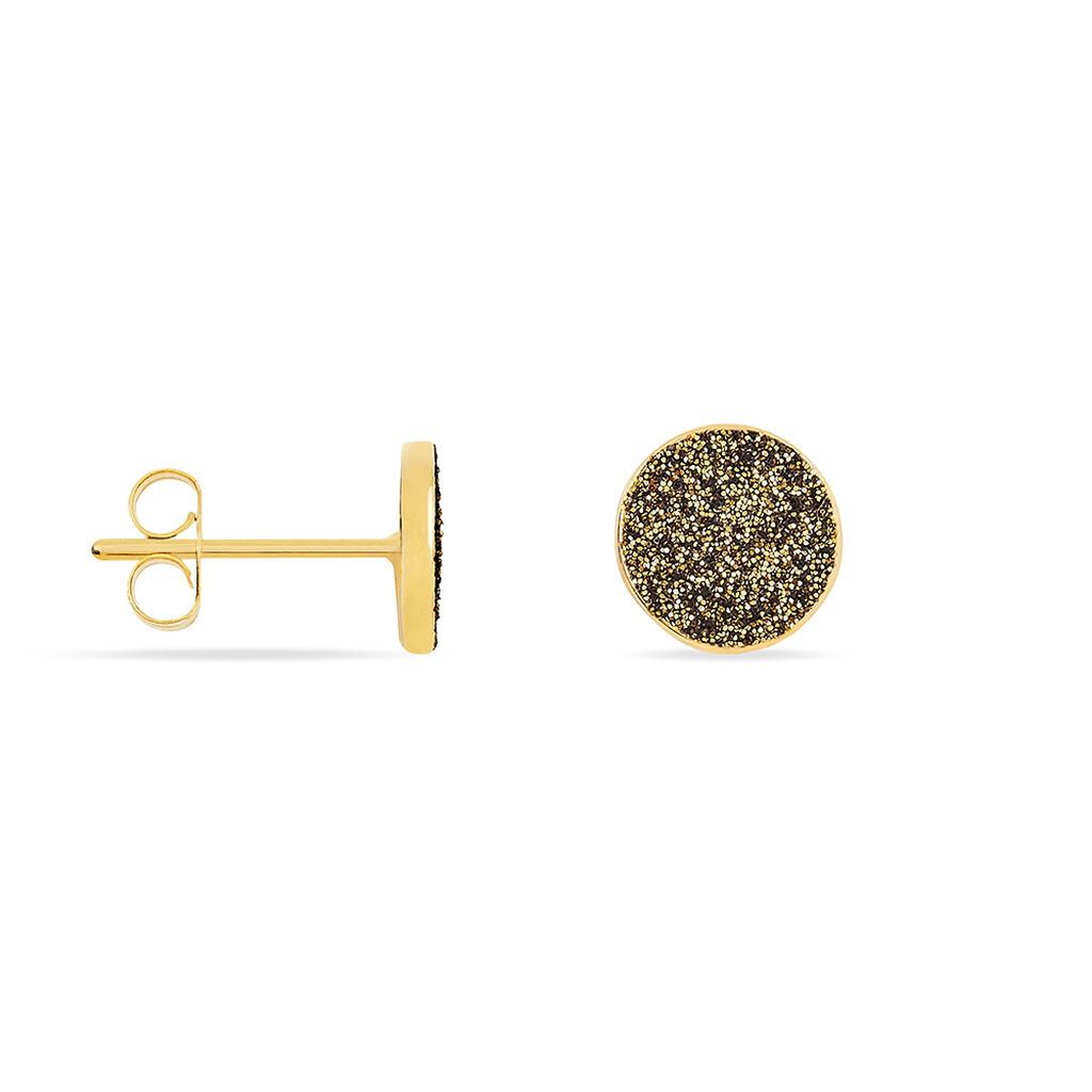 Boucles D'oreilles Puces Eryne Or Jaune